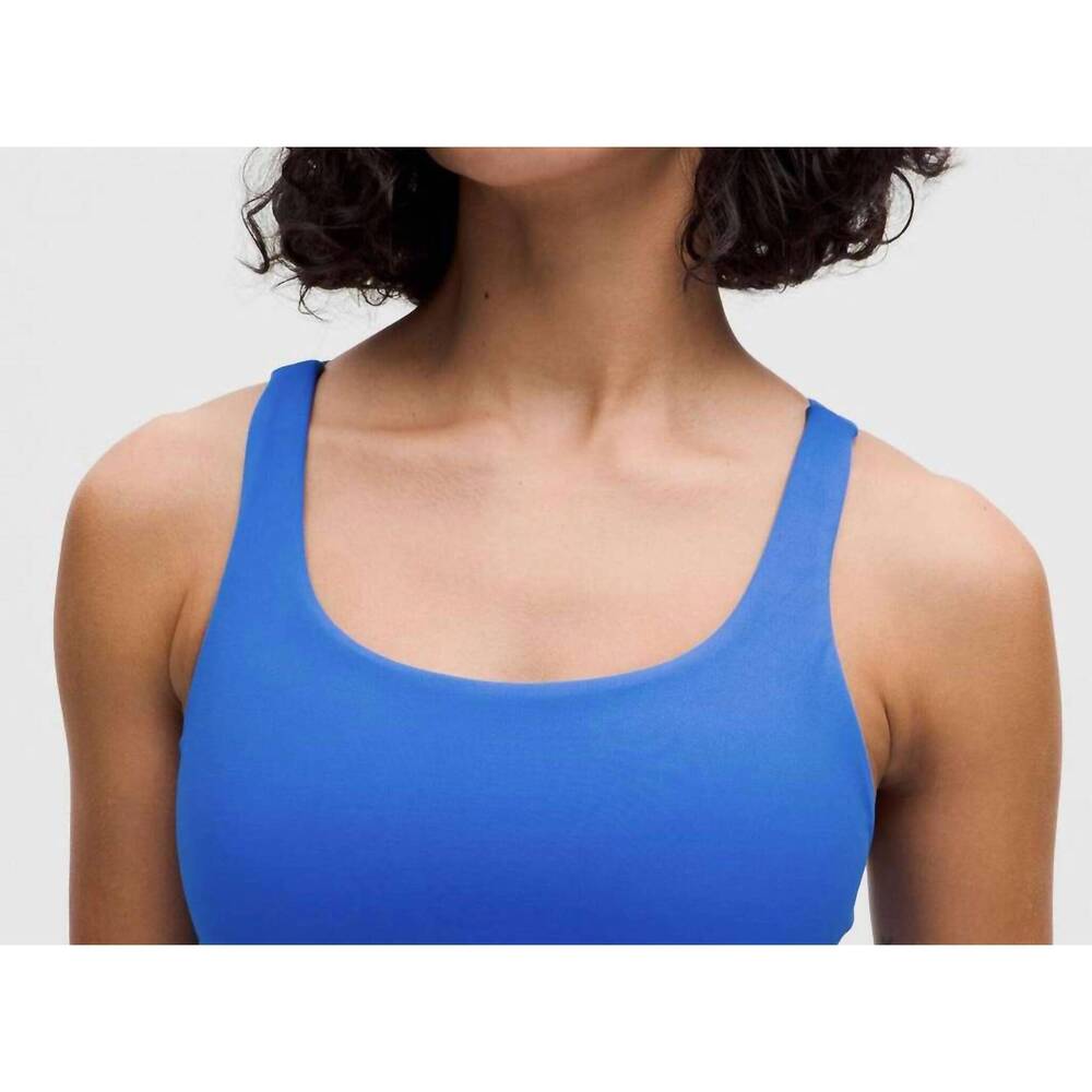 NEW LULULEMON energy longline bra in blue - Picture 4 of 5